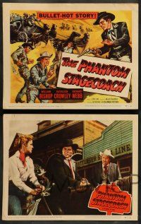 8z381 PHANTOM STAGECOACH 8 LCs '57 William Bishop & the greatest gunslingers on Earth!