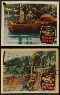 8z811 PYGMY ISLAND 4 LCs '50 Johnny Weissmuller as Jungle Jim with Ann Savage!