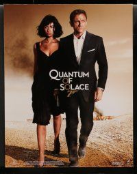 8z010 QUANTUM OF SOLACE 12 LCs '08 great images of Daniel Craig as James Bond & sexy Olga Kurylenko