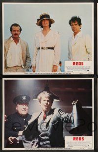 8z408 REDS 8 LCs '81 images of Warren Beatty as John Reed, gorgeous Diane Keaton, Jack Nicholson!