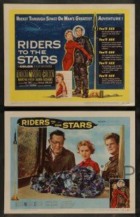 8z413 RIDERS TO THE STARS 8 LCs '54 rocket through space on man's greatest adventure, cool images!