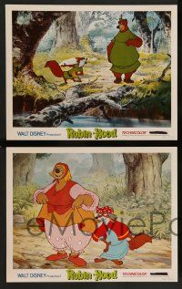 8z746 ROBIN HOOD 5 LCs '73 Walt Disney's cartoon version, the way it REALLY happened!