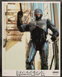 8z418 ROBOCOP 2 8 LCs '90 cool images of cyborg policeman Peter Weller, sci-fi sequel!