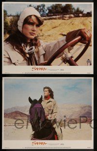 8z625 SAHARA 7 LCs '84 images of Lambert Wilson & sexy Brooke Shields in the desert!
