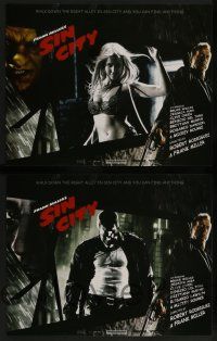 8z453 SIN CITY 8 LCs '05 Frank Miller, Bruce Willis, Benicio Del Toro, sexy Jessica Alba!