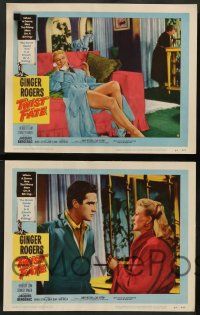 8z825 TWIST OF FATE 4 LCs '54 sexy Ginger Rogers has too many men on a string, Jacques Bergerac!