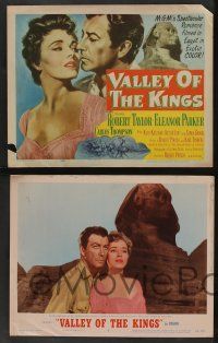 8z547 VALLEY OF THE KINGS 8 LCs '54 Robert Taylor & Eleanor Parker, filmed in Egypt!