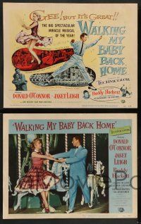8z557 WALKING MY BABY BACK HOME 8 LCs '53 dancing Donald O'Connor & sexy Janet Leigh!