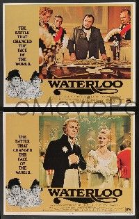 8z561 WATERLOO 8 LCs '70 Rod Steiger as Napoleon Bonaparte, Christopher Plummer, Orson Welles!