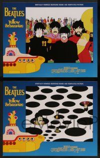 8z579 YELLOW SUBMARINE 8 LCs R99 Beatles animated feature, great psychedelic cartoon images!