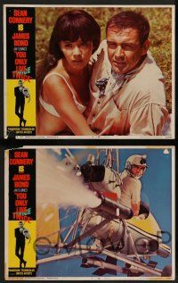 8z583 YOU ONLY LIVE TWICE 8 LCs '67 Sean Connery as James Bond, Donald Pleasence as Blofeld!