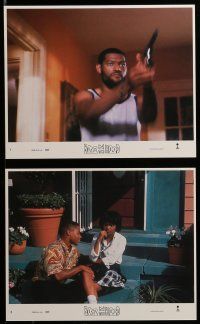 9a038 BOYZ N THE HOOD 8 8x10 mini LCs '91 Cuba Gooding Jr., Ice Cube, Laurence Fishburn, Chestnut
