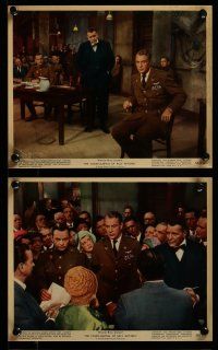 9a018 COURT-MARTIAL OF BILLY MITCHELL 10 color 8x10 stills '56 Gary Cooper, directed by Preminger!