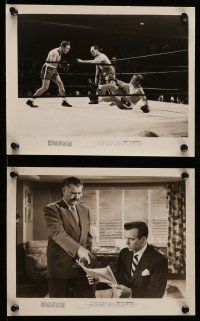 9a668 DUKE OF CHICAGO 6 8x10 stills '49 Tom Brown, fighting in the ring, gorgeous Audrey Long!