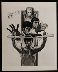 9a770 ENTER THE DRAGON 5 8x10 stills '73 Bruce Lee kung fu classic, movie that made him a legend!