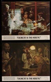 9a059 EXORCIST II: THE HERETIC 8 8x10 mini LCs '77 Linda Blair, Boorman's sequel to Friedkin movie!