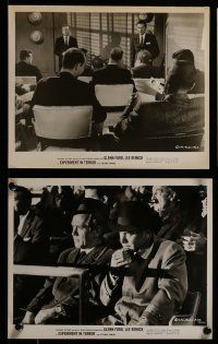 9a525 EXPERIMENT IN TERROR 8 8x10 stills '62 Glenn Ford, Lee Remick, Blake Edwards