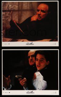 9a070 FRESHMAN 8 8x10 mini LCs '90 student Matthew Broderick & mobster Marlon Brando!