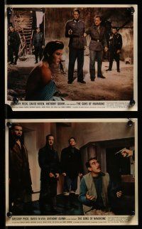 9a072 GUNS OF NAVARONE 8 color 8x10 stills '61 Gregory Peck, Anthony Quinn, World War II classic!