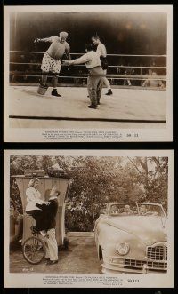 9a539 JOE PALOOKA MEETS HUMPHREY 8 8x10 stills '50 comic strip boxing, Leon Errol, Joe Kirkwood Jr.!