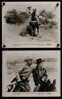 9a489 LONGHORN 9 8x10 stills '51 cool images of cowboy William Wild Bill Elliott, Phyllis Coates!