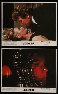 9a104 LOOKER 8 8x10 mini LCs '81 Michael Crichton, Albert Finney, plastic surgery sci-fi horror!