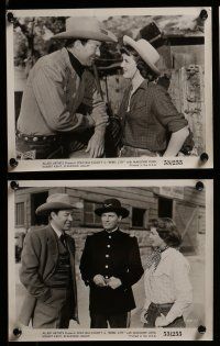 9a495 REBEL CITY 9 8x10 stills '53 great images of western cowboy William Wild Bill Elliott!