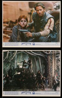 9a148 SPACEHUNTER ADVENTURES IN THE FORBIDDEN ZONE 8 8x10 mini LCs '83 Ringwald & Peter Strauss!