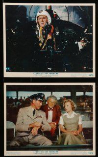9a020 STRATEGIC AIR COMMAND 10 color 8x10 stills '55 images of pilot James Stewart & June Allyson!