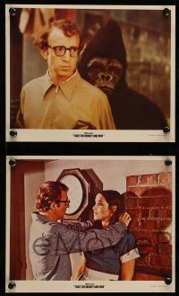 9a194 TAKE THE MONEY & RUN 4 color 8x10 stills '69 Woody Allen classic, Janet Margolin!
