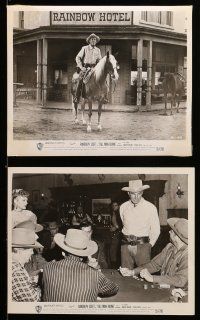 9a358 TALL MAN RIDING 13 8x10 stills '55 cowboy Randolph Scott, sexy Peggie Castle, poker gambling!