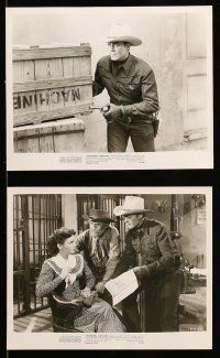 9a742 THUNDERING CARAVANS 6 8x10 stills '52 cool cowboy western images of Allan Rocky Lane!
