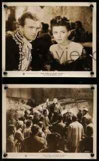 9a956 WIFE OF MONTE CRISTO 3 8x10 stills '46 Edgar Ulmer directed, Aubert conquers with her sword!