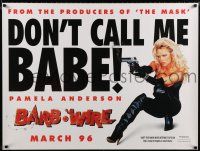 9b305 BARB-WIRE teaser DS British quad '96 sexiest comic book hero Pamela Anderson!