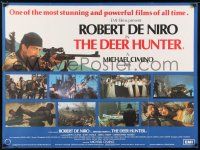 9b324 DEER HUNTER British quad '78 directed by Michael Cimino, Robert De Niro, Christopher Walken