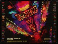 9b329 ENTER THE VOID DS British quad '09 directed by Gaspar Noe, striking colorful image!