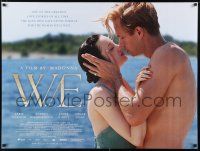 9b391 W.E. DS British quad '11 directed by Madonna, romantic Abbie Cornish and James D'Arcy!