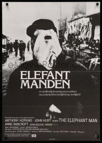 9b644 ELEPHANT MAN Danish '81 John Hurt is not an animal, Anthony Hopkins, directed by David Lynch!