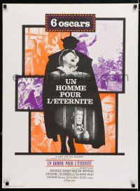 9b262 MAN FOR ALL SEASONS French 23x31 '67 Paul Scofield, Robert Shaw, Best Picture Academy Award!