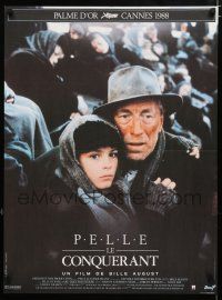 9b267 PELLE THE CONQUEROR French 23x31 '87 Max von Sydow, Pelle Hvenegaard in title role!