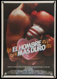 9b172 TOUGH ENOUGH Spanish '83 toughest boxer Dennis Quaid, Warren Oates!