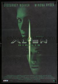 9b072 ALIEN RESURRECTION Turkish '97 Sigourney Weaver, Jean-Pierre Jeunet sci-fi sequel!