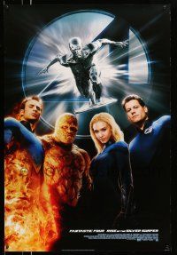 9c040 4: RISE OF THE SILVER SURFER style B DS 1sh '07 Jessica Alba, Chiklis, Chris Evans!