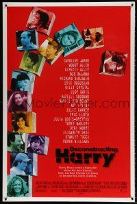 9c188 DECONSTRUCTING HARRY DS 1sh '97 Woody Allen, Toby Maguire, Robin Williams, Demi Moore!