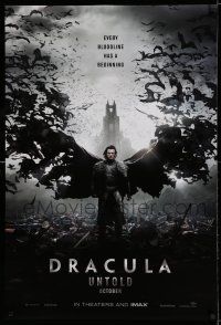 9c202 DRACULA UNTOLD teaser DS 1sh '14 every bloodline has a beginning, vampires!