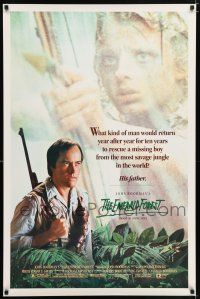 9c216 EMERALD FOREST 1sh '85 directed by John Boorman, Powers Boothe, based on a true story!