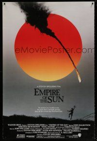9c217 EMPIRE OF THE SUN 1sh '87 Stephen Spielberg, John Malkovich, first Christian Bale!
