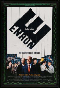 9c221 ENRON: THE SMARTEST GUYS IN THE ROOM DS 1sh '05 biggest corporate scandal in history!