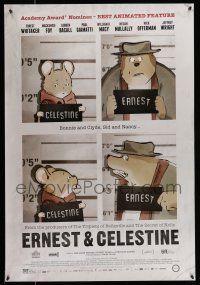 9c228 ERNEST & CELESTINE 1sh '13 cute cartoon about a mouse and a bear, great image!