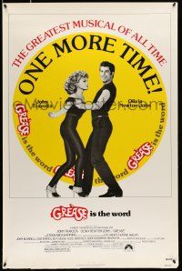 9c287 GREASE 1sh R80 John Travolta & Olivia Newton-John in a most classic musical!